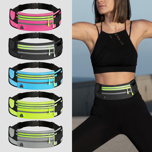 Double Zippers Waterproof Sports Fanny Bag Packi
