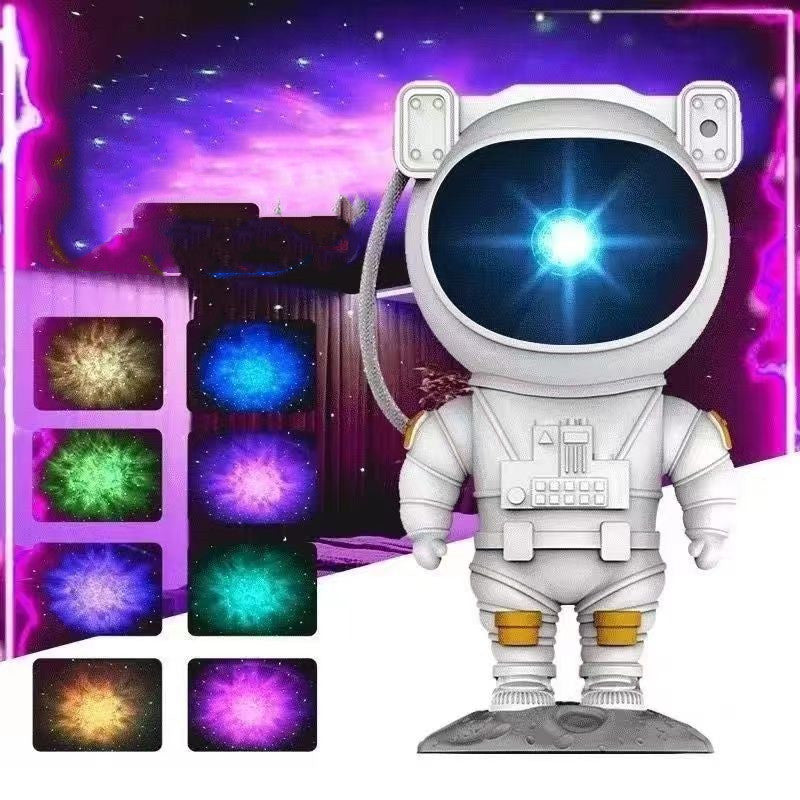 Kids Room Star Projector Astronaut Galaxy Space Night Desk Light