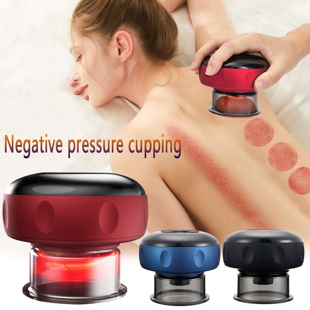 Electric Vacuum Cupping Massage Body Cups Anti-Cellulite Therapy Massager for Body Electric Scraping Fat Burning Slimming