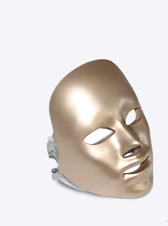Led Facial White Gold Beauty Instrument Tool Mask for Antiaging Skin Care