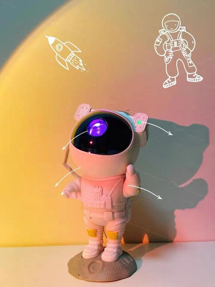 Kids Room Star Projector Astronaut Galaxy Space Night Desk Light