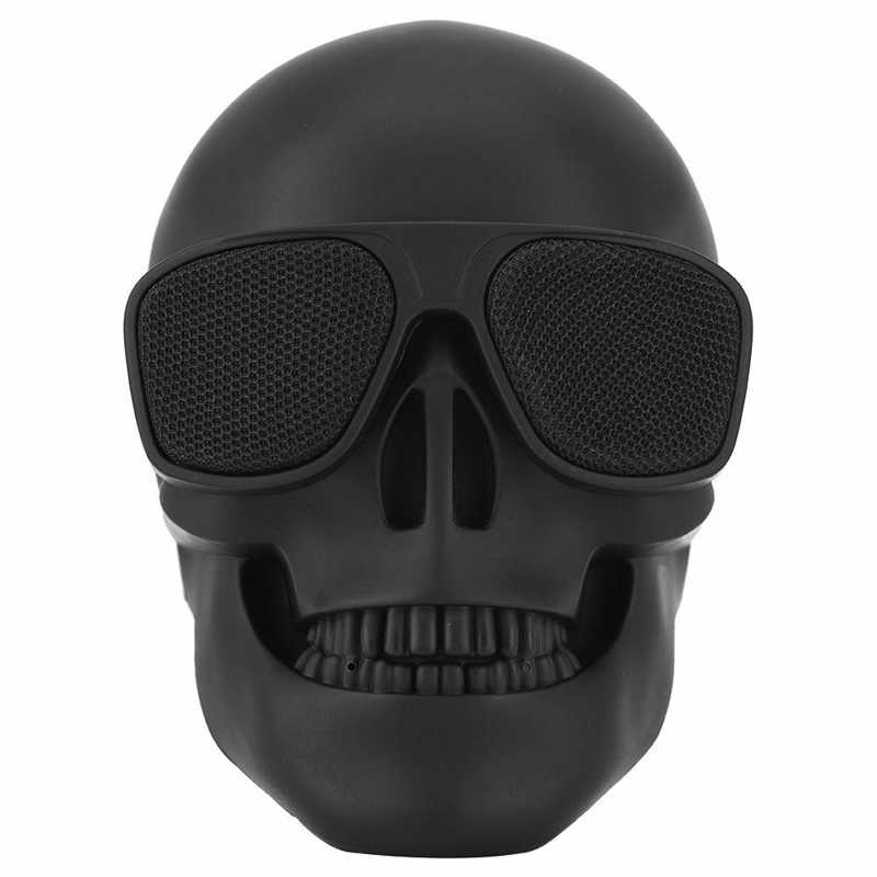 Skull Dog Head Wireless Portable 8W Bluetooth Subwoofer Waterproof Outdoor Speaker for Phone Tablet Computer