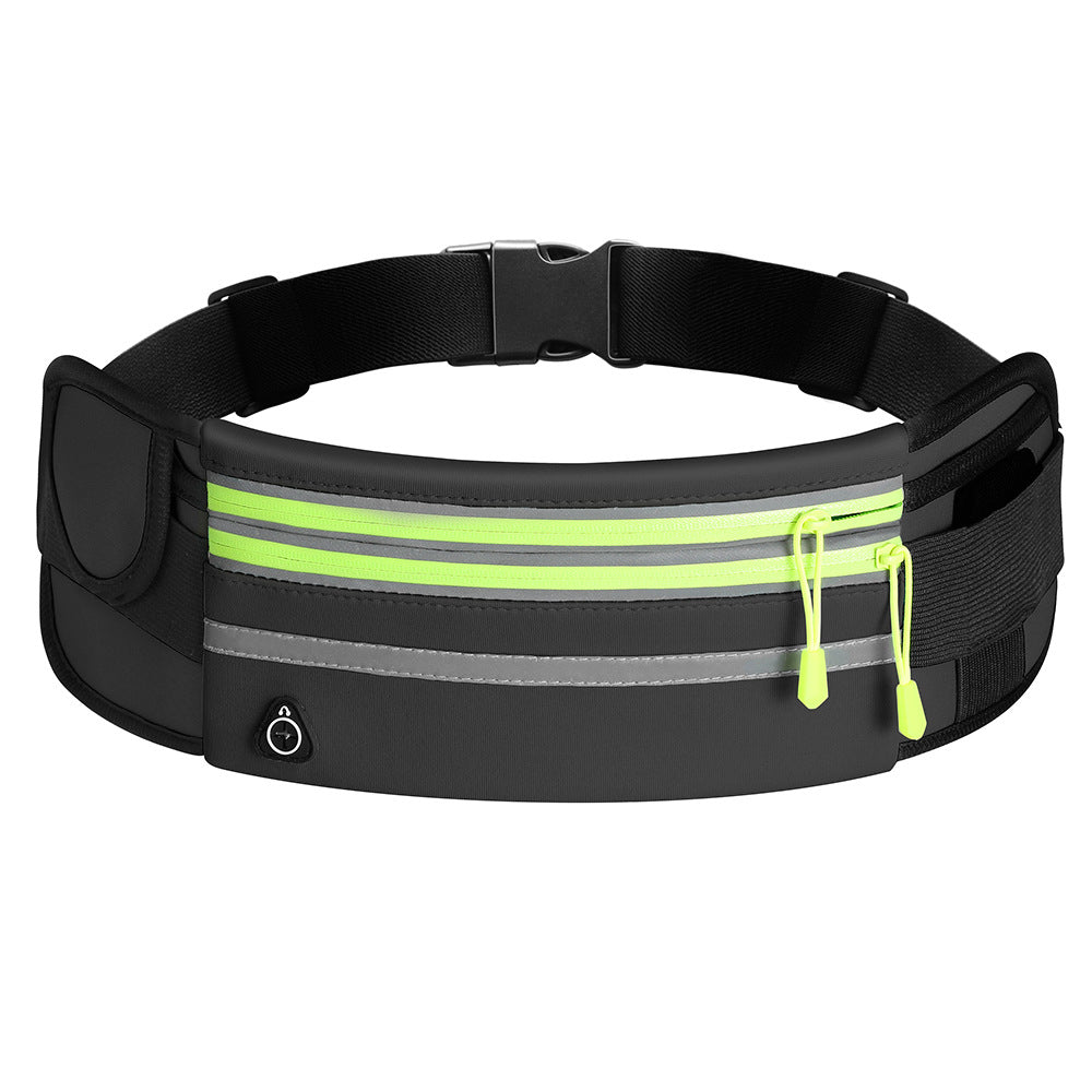 Double Zippers Sweat and Waterproof Sports Fanny Waist Bag Pack