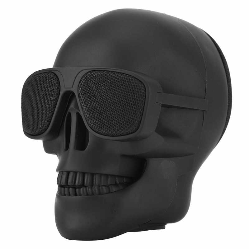 Skull Dog Head Wireless Portable 8W Bluetooth Subwoofer Waterproof Outdoor Speaker for Phone Tablet Computer