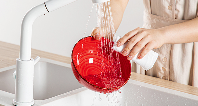 Set of 6 Colorful Ceramic Stone Kitchen Soup Cereal Pasta Bowls Plates