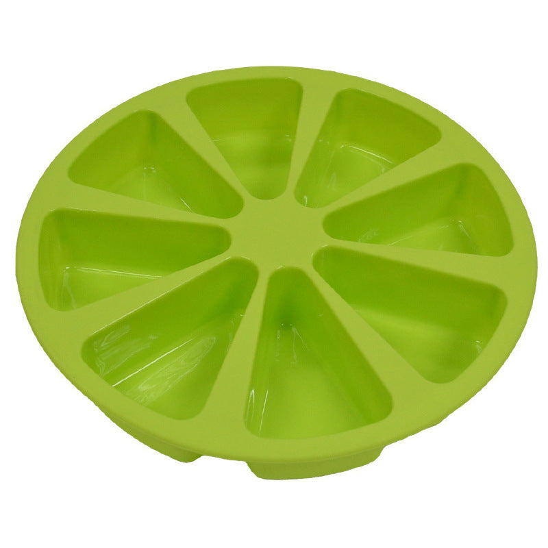 Heat Resistant Silicone Cake Mold with Eight Compartments for Baking Kitchen Cookware