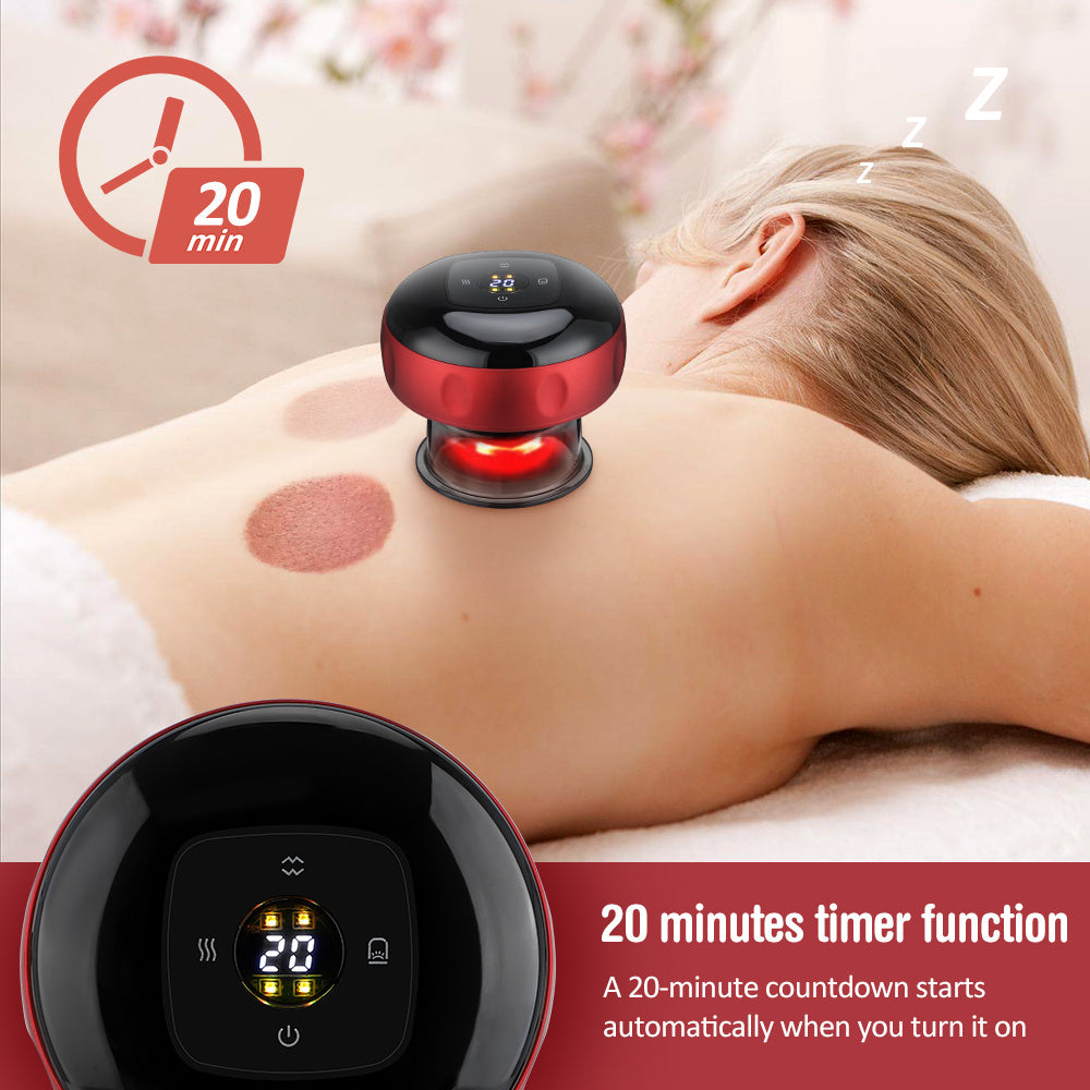 Electric Vacuum Cupping Massage Body Cups Anti-Cellulite Therapy Massager for Body Electric Scraping Fat Burning Slimming