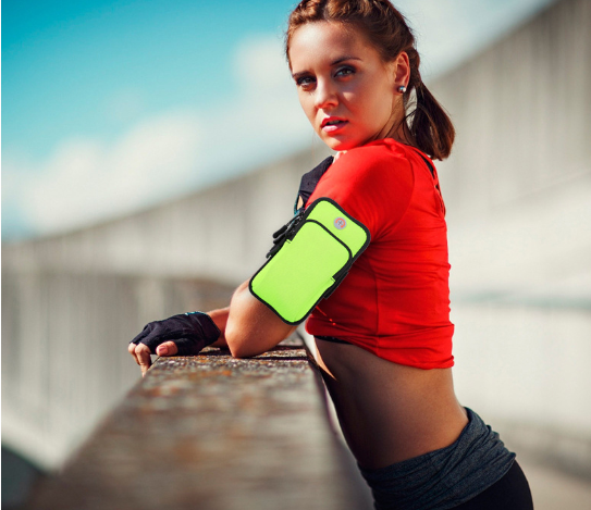 Arm Handbag Pouch Compatible with I Phone Samsung for Running Sports Fitness and Night Out Wrist Pouch Bag