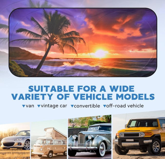 Windshield Sunshade Auto Car Sun Shield for Automotive Interior Sun and Heat Protection
