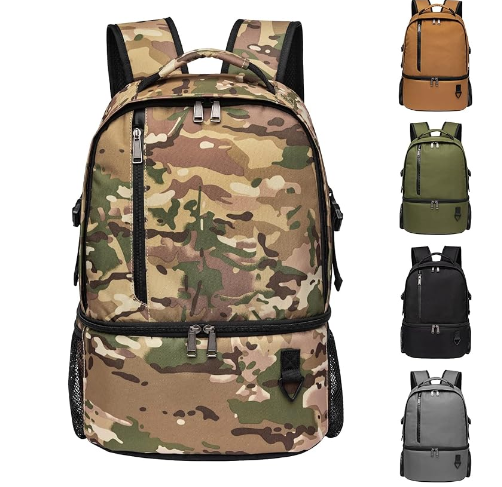 Insulated Lightweight Double Deck Leakproof Cooler Backpack Bag for Beach Picnic Hiking Camping