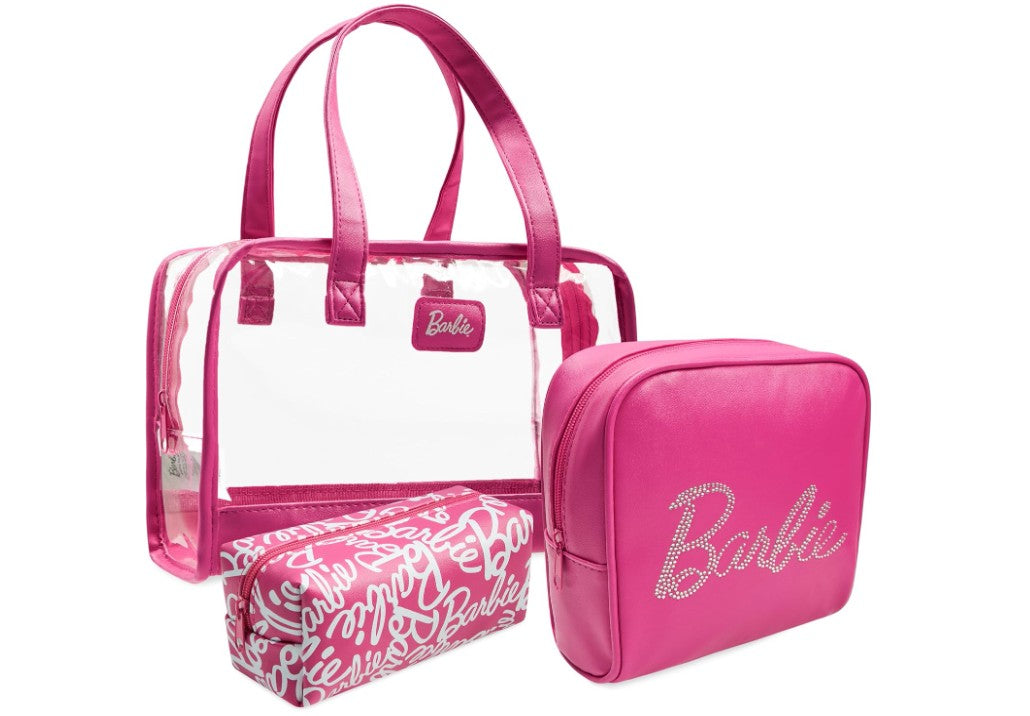 Classic Barbie Pink Travel School Roomy Backpack for Kids Children Girls Teenage Women School Shoulder Travel Bags
