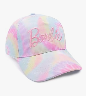 Barbie Multi Color Letter Embroidered Adjustable Baseball Caps and Soft Warm Winter Beanie Hats for Cold Seasons