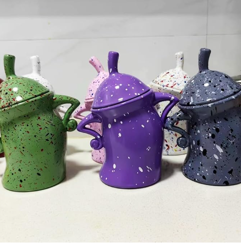 Canister With Major Attitude Fun Decorative Home Food Cookie Jar Storage Kitchen Counter Pantry Resin Ceramic Containers