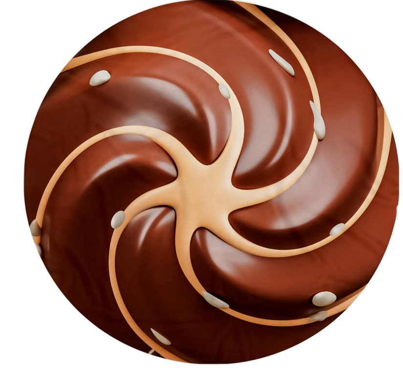 Fun Realistic Round Flannel Fleece Linen Food Pizza Donut Cookie Egg Chocolate Designed Novelty Throw Bedding Couch Sofa Bed Spread Picnic Pool BeachBlankets