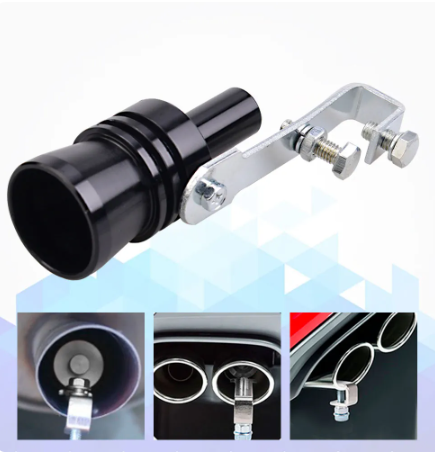 Universal Metal Turbo Whistle Sound Muffler Simulator for Car Auto 2 Pack