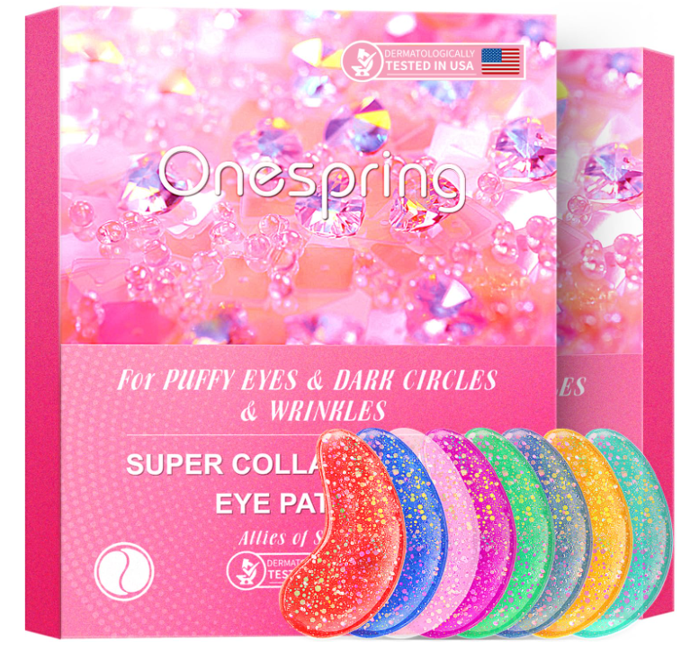Revitilizing Under Eye Patches & Retinol Collagen Eye Gel Pads Reduce Wrinkles Puffy Eyes Eye Bags