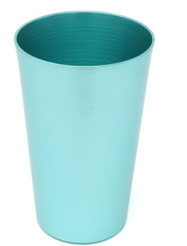 Assorted Colors Retro Metal Stainless Steel Gold Silver Rainbow Cups for Iced Cold Water Coffee Drinking Reusable Tumblers - Set of 4