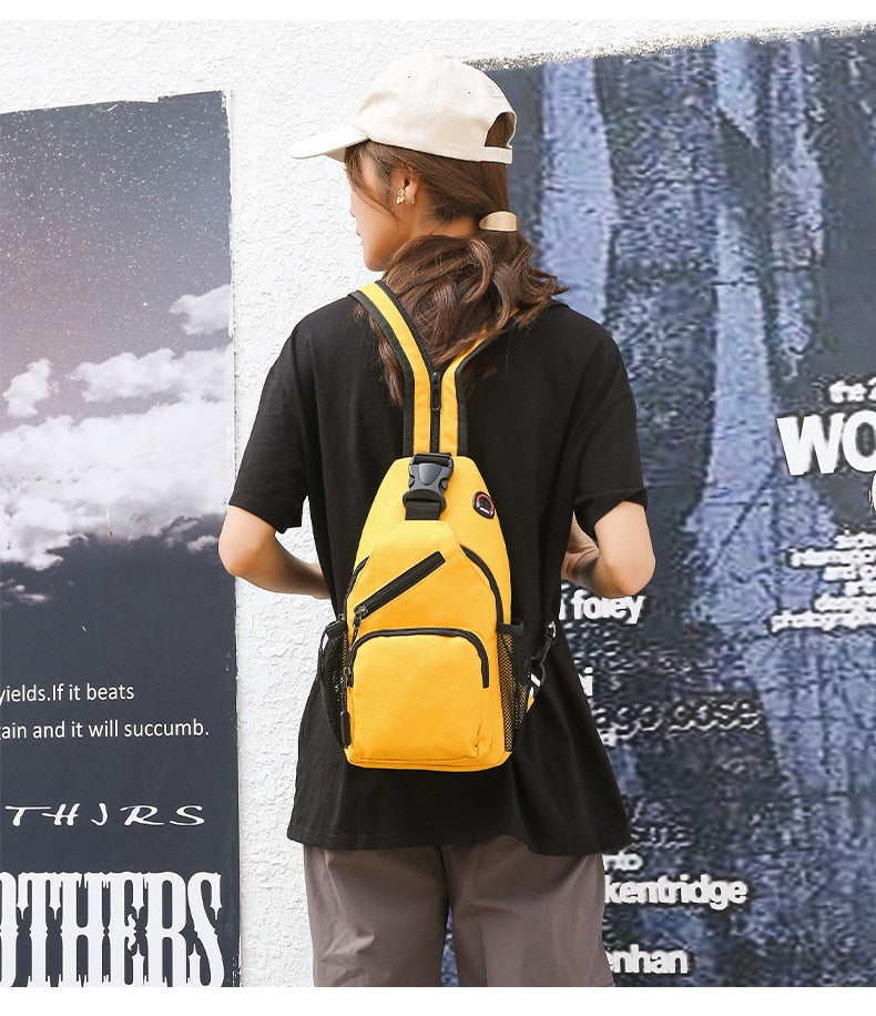 Multiple Colors Crossbody Sling Shoulder Messenger Backpack