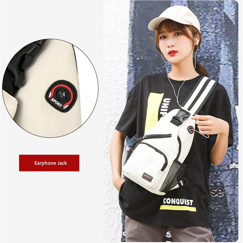 Multiple Colors Crossbody Sling Shoulder Messenger Backpack