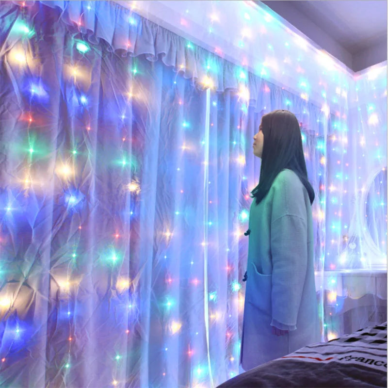 Love Curtain Lights Smart LED with APP DIY Curtain Strip Window Lamp with Programmable Music-Sync Dynamic Remote Control 16 Modes for Valentines and Holidays