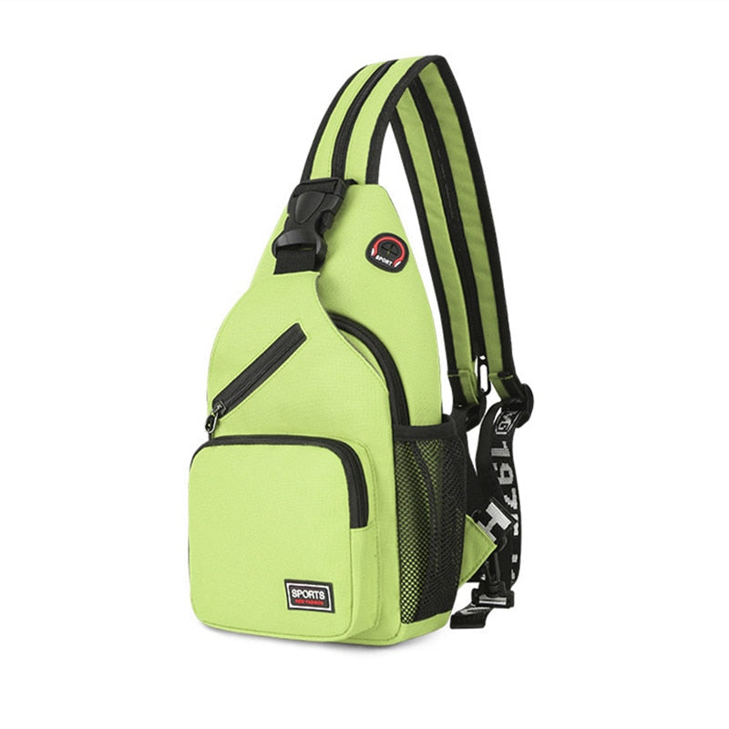 Multiple Colors Casual Crossbody Sling Shoulder Waterproof Messenger Hiking Traveling Backpack Bag for Men Women