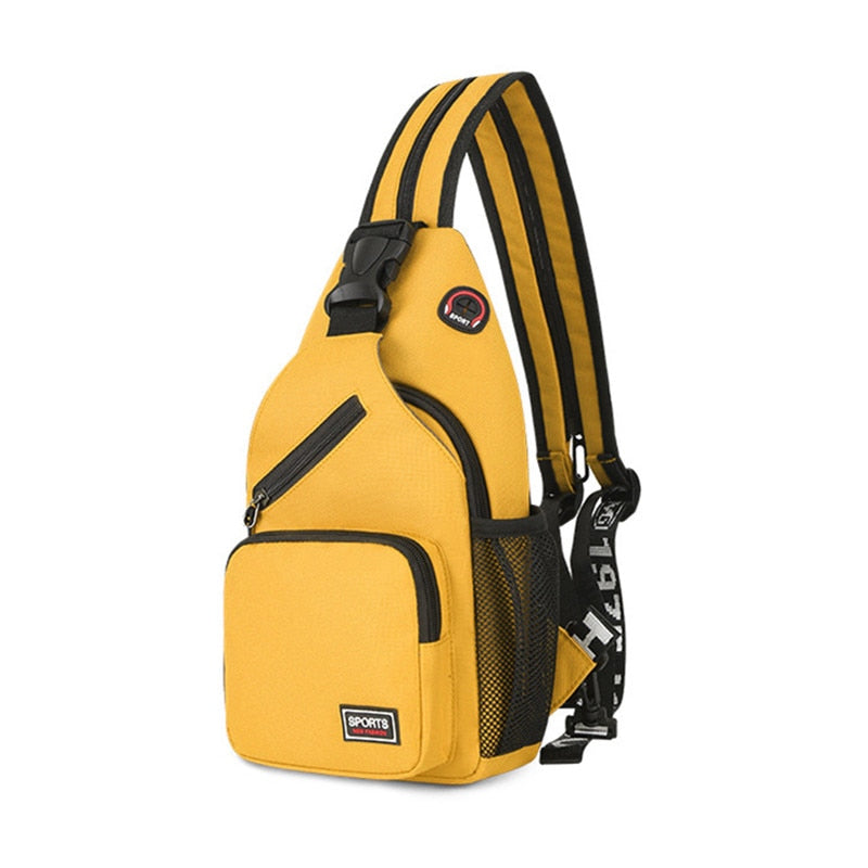 Multiple Colors Casual Crossbody Sling Shoulder Waterproof Messenger Hiking Traveling Backpack Bag for Men Women