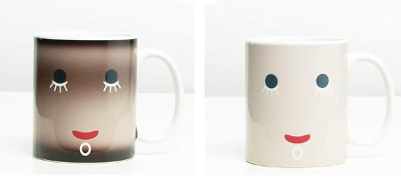 Unique Heat Magic Smart Thermal Color Changing Sensitive Coffee and Tea Beverage Mugs Cups