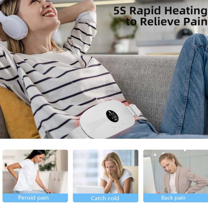 Portable Cordless Electric Fast Acting Heating Pad for Body Pain Relief