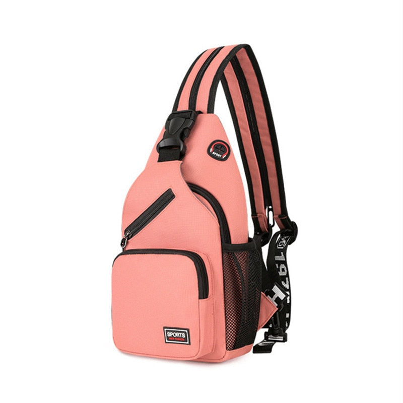 Multiple Colors Casual Crossbody Sling Shoulder Waterproof Messenger Hiking Traveling Backpack Bag for Men Women