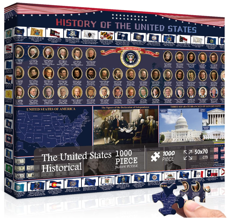 Interactive Fun Imaginative Mystery Educational 1000 Pieces Jigsaw Puzzles Toy and Games