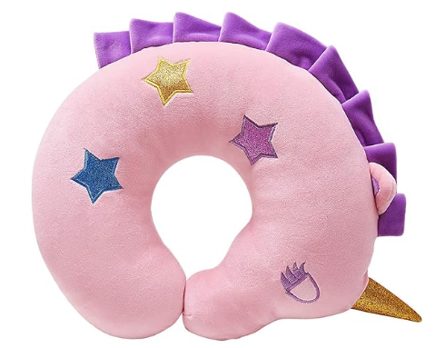 Animal Design Soft Neck Head Chin Travel Pillow for Kids and Toddlers