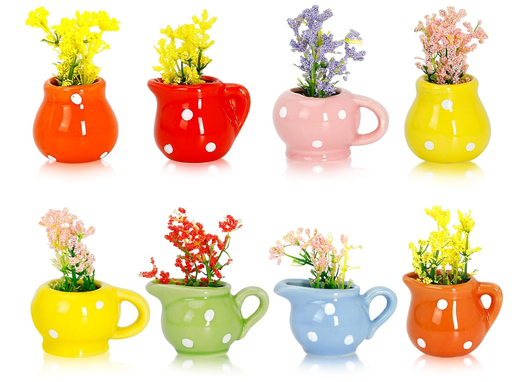 Fridge Strong 3D Refrigerator Magnets Potted Artificial Succulent Cactus Flower Rose Fern Plants Emoji Food Magnets for Kitchen Room Decoration