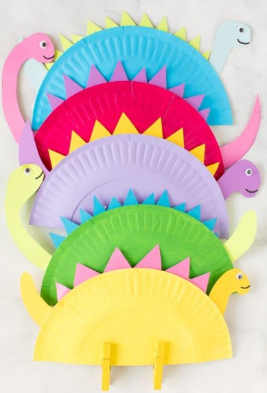Eco-Friendly Crafting Black Blue Pink Red Gold Silver White 9" Card Stock Art Paper Plates for Scrapbooking Assorted Colors 20 Pack