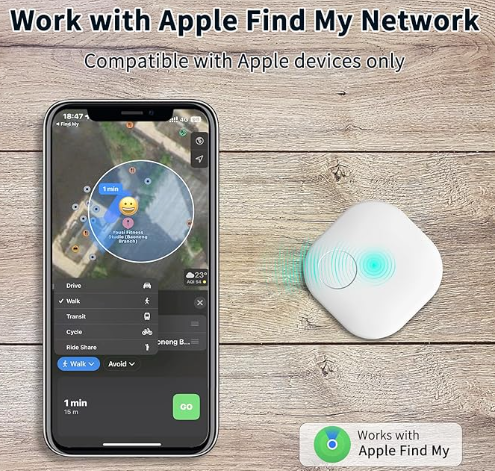 Portable GPS Bluetooth Tracker Locator Pet Key Finder Tag Collar for Dogs Cat Pets