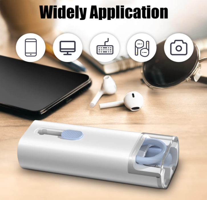 7-in-1 Portable Electronic Keyboard Phone Laptop Tablet Air Pods I Phone I Pad Dust Screen Spray Device Cleaning Kit