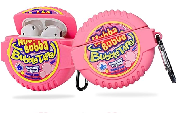 Air Pod Protective Silicone Snack Candy Cookie Coke Reeses Takis Bubble Gum 3D Design Cases with Keychain