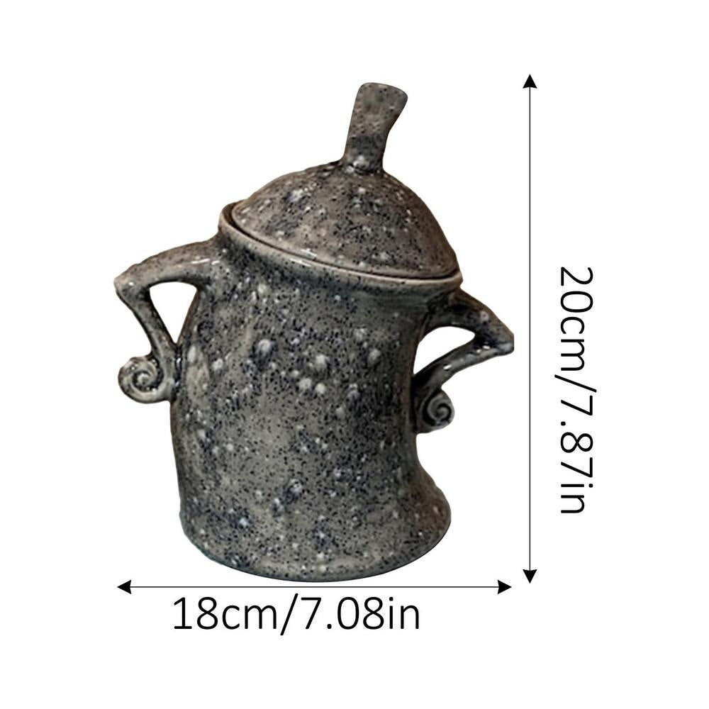 Canister With Major Attitude Fun Decorative Home Food Cookie Jar Storage Kitchen Counter Pantry Resin Ceramic Containers