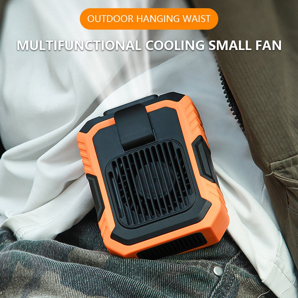 4 Speed Portable Wearable Personal Body Wireless Fan USB Rechargeable