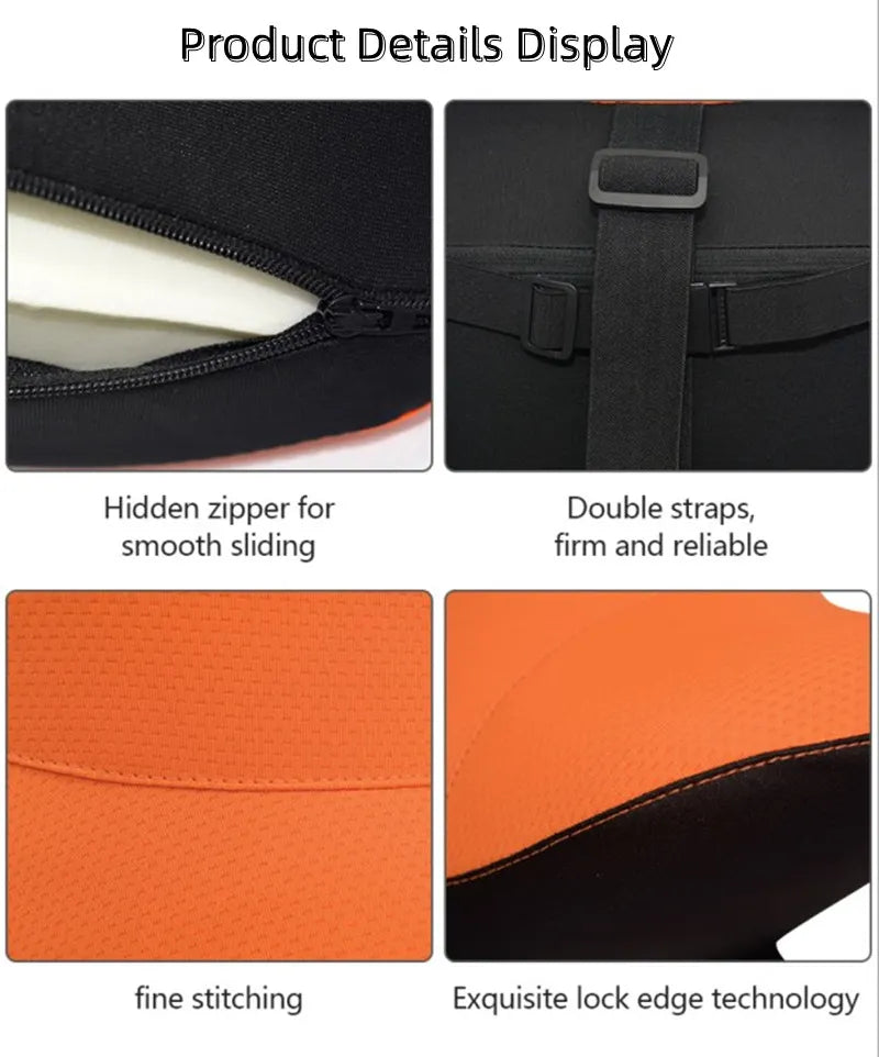 Memory Cushion Multi Color Auto Seat Pillow for Neck Lumbar Support for Vehicle Chair Sofa Bed