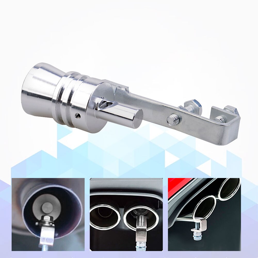 Universal Metal Turbo Whistle Sound Muffler Simulator for Car Auto 2 Pack