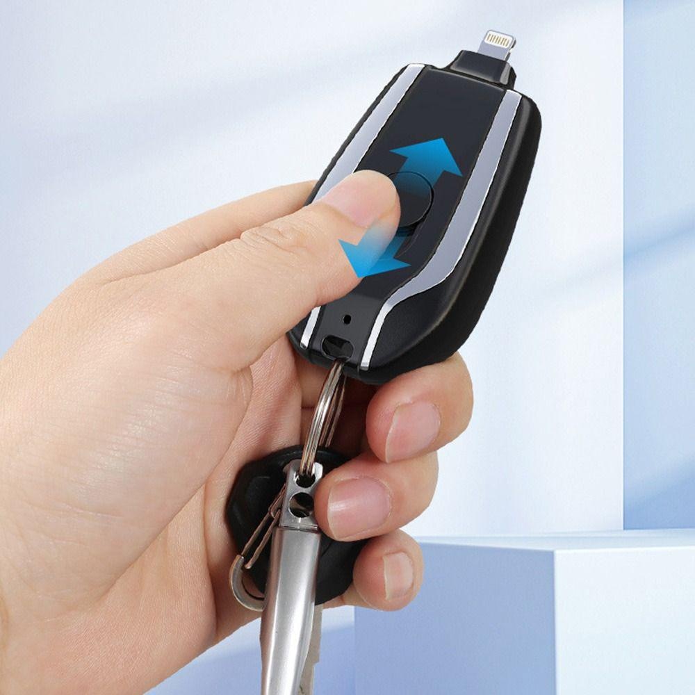 Mini Smartphone Emergency Portable Power Bank with Keychain for I phone