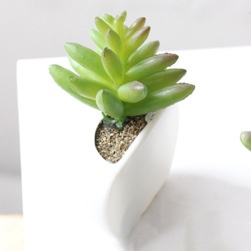 Fridge Magnets Potted Artificial Succulent Plants