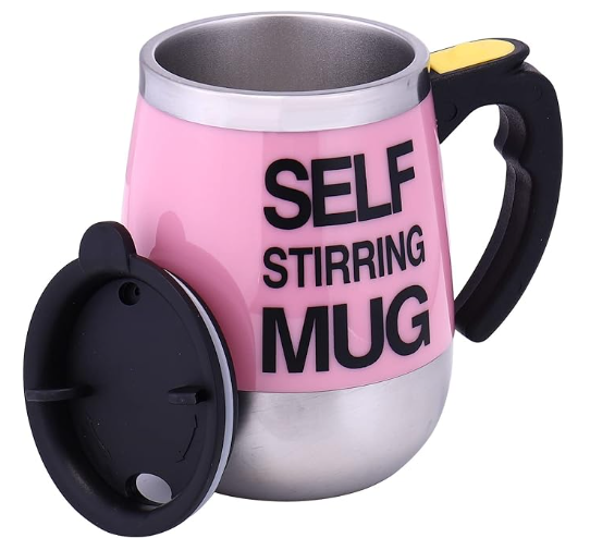 Electric Self Stirring Magnetic Stainless Steel Thermal Beverage Mug