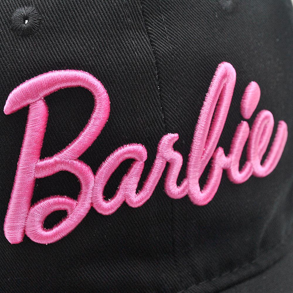 Barbie Multi Color Letter Embroidered Adjustable Baseball Caps and Soft Warm Winter Beanie Hats for Cold Seasons
