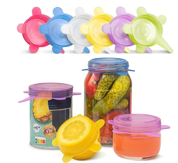 Silicone Soda Pop Energy Juice Beer Cup Can Cover Toppers Lid Reusable Beverage Food Protector 2 -18 Pack