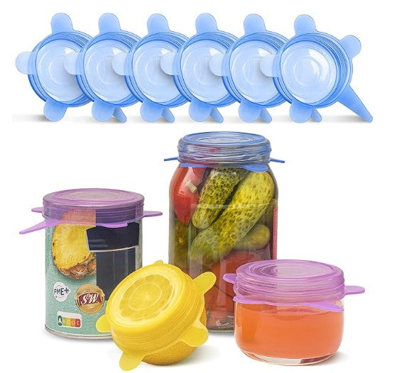 Silicone Soda Pop Energy Juice Beer Cup Can Cover Toppers Lid Reusable Beverage Food Protector 2 -18 Pack