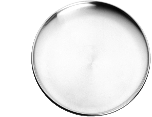 2-8PC Stainless Steel Rainbow Dinner Plates Cookware with Matching Utensils
