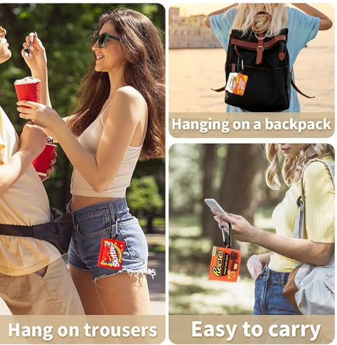 Air Pod Protective Silicone Snack Candy Cookie Coke Reeses Takis Bubble Gum 3D Design Cases with Keychain