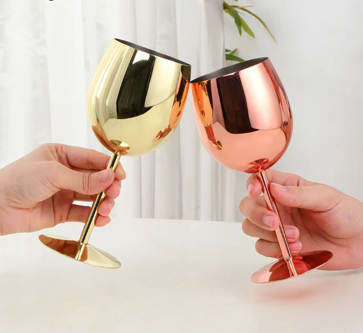 1-4PCS Stainless Steel Liquor Bottle Spouts with Wine Cocktail Glass
