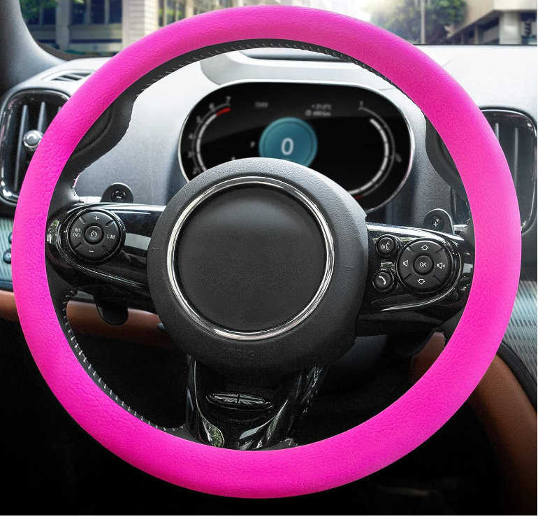 Bright Colors Car Auto Truck Universal Silicone Anti-Skid Steering Wheel Cover